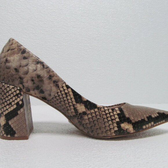Zara Basic Collection Snake Print Pumps Size 6 - Picture 5 of 9